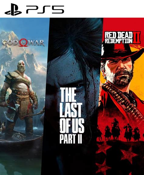 3 juegos en 1 God Of War mas The Last Of Us Part II mas Red Dead ...