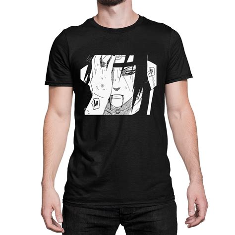 Camiseta Itachi Uchiha Naruto Anime Mangá Algodão no Shoptime