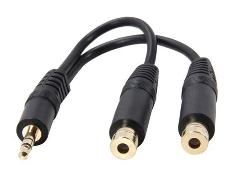 Startech Muy Mff Stereo Splitter Cable Mm Male To X Mm