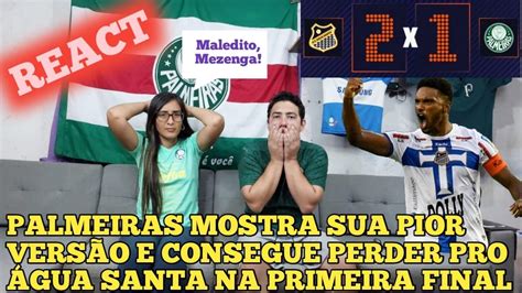 Palmeirenses reagindo ao jogo Água Santa 2 x 1 Palmeiras Válido pelo