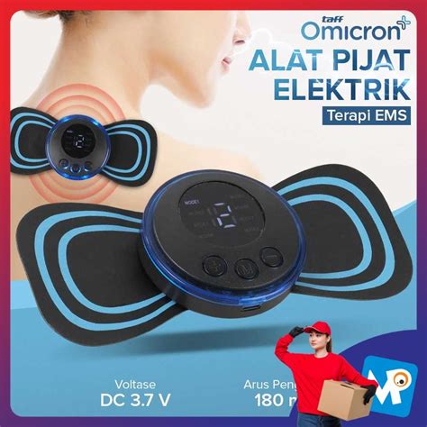 Jual Alat Pijat Elektrik Tempel Kupu Kupu Ems Terapi Leher Massager