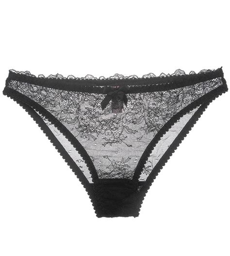 Ensemble lingerie fine 5pcs noire à dentelle transparente sous