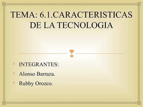 Calaméo Características de la tecnologia