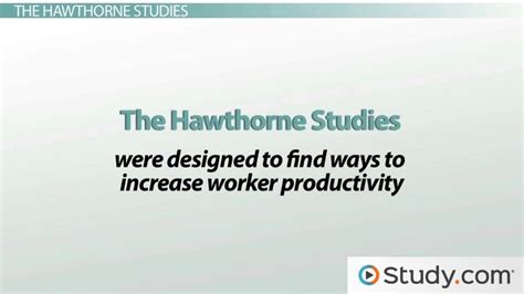 The Hawthorne Effect: Theory & Examples | What is The Hawthorne Effect ...