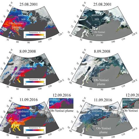 Sst Left And Corrected Reflectance Right From Modis Terra And Modis