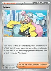 Iono Prices Pokemon Paldea Evolved Pokemon Cards