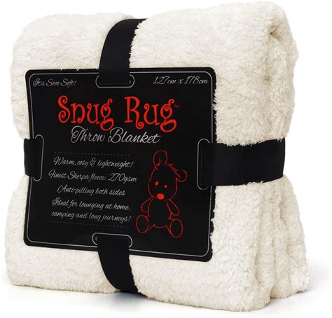 Snug Rug Coperta Divano Coperta Plaid Morbida Sherpa Edizione Speciale