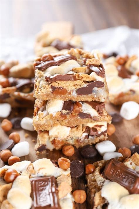 Caramel S Mores Seven Layer Bars A Kitchen Addiction