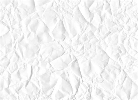 Premium Vector White Crumpled Paper Texture Background Vector