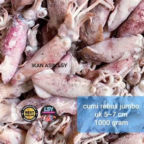 Jual Ikan Asin Cumi Rebus Sotong Rebus Size Jumbo 1kg Shopee Indonesia