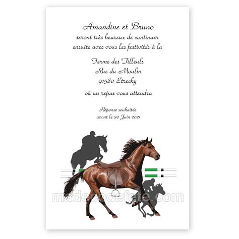 D Crypter Imagen Carte Invitation Anniversaire Cheval Imprimer