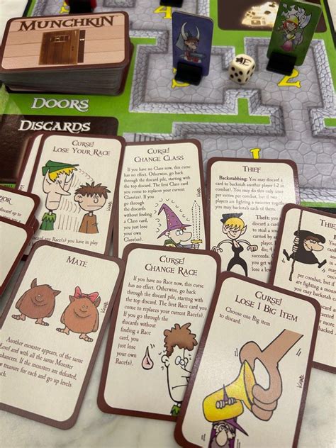 Munchkin Deluxe Board Game Hobbies Toys Toys Games On Carousell