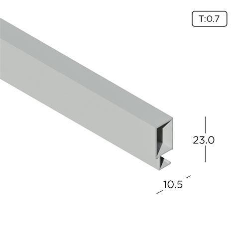 Aluminum Extrusion Insect Screen Frame Profile Thickness 0 70mm Mq1001 1 Aluclass Shopee Malaysia