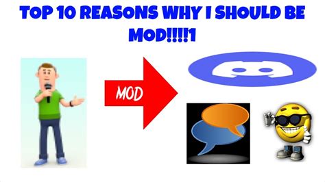 Top 10 Reasons Why I Should Be A Mod On Your Discord Server YouTube