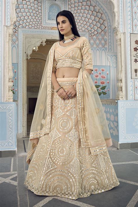 Cream Colour Lehenga Atelier Yuwa Ciao Jp