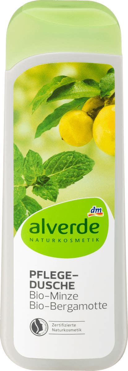 Alverde NATURKOSMETIK Duschgel Pflegedusche Minze Bergamotte 250 Ml