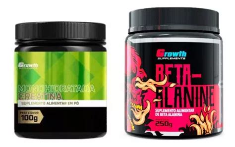 Kit Creatina G Beta Alanina G Growth Supplemen