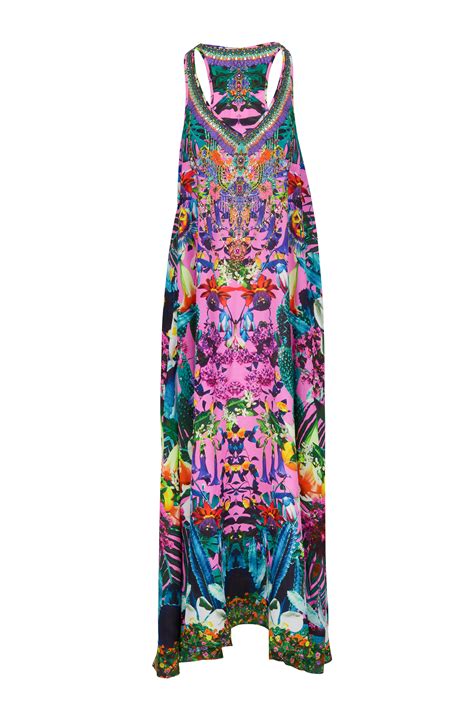 Camilla Exotica Erotica V Neck Racerback Maxi Dress