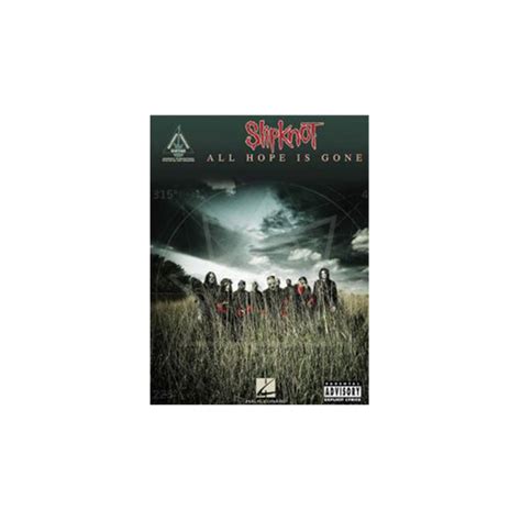 All Hope Is Gone Songbook Slipknot Official Store