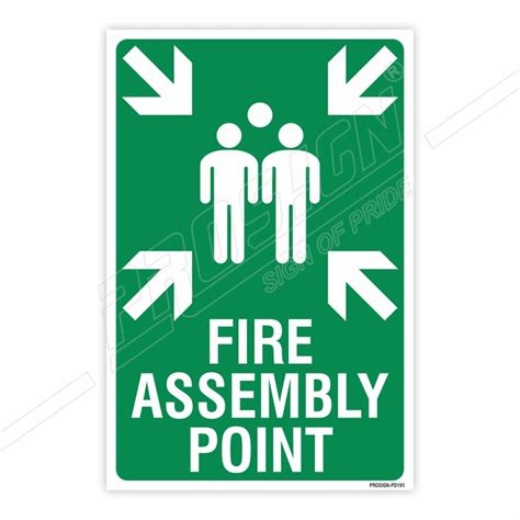 Fire Assembly Point Sign| Protector FireSafety