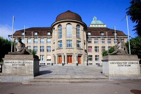 Zurich University Main Building Of University Of Zurich Swiss