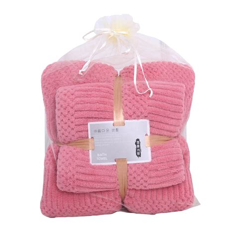 High Density Fleece Coral Absorben Towel Towel Two In One And Bath Soft And Set Home Textiles