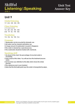 Skillful Level 2 LS Answer Key PDF