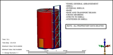 process vessel design transport  lift analysis
