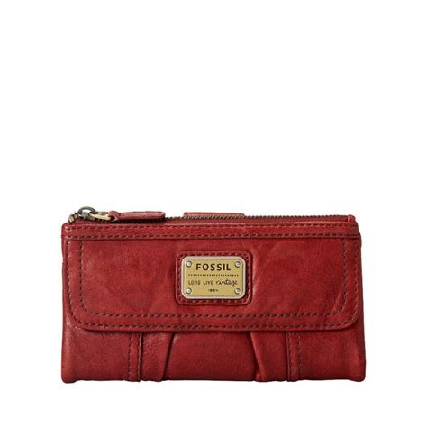 Fossil Checkbook Wallets For Women Iucn Water