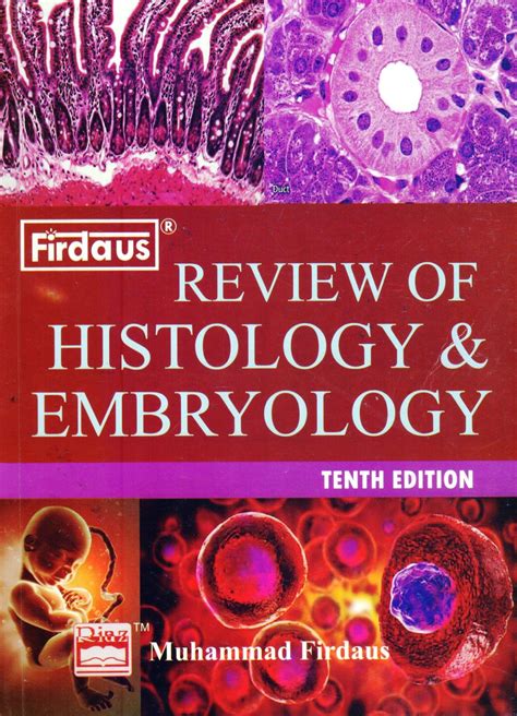 Firdaus Review of Histology and Embryology 10th Edition - Book Bazar Online