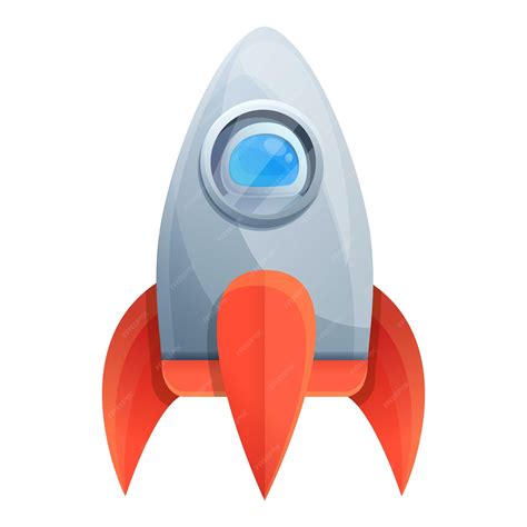 Premium Vector Space Rocket Icon Cartoon Of Space Rocket Vector Icon