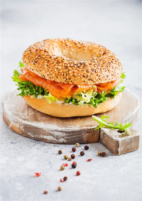 Bagel au saumon fumé vraie recette américaine Marie Claire