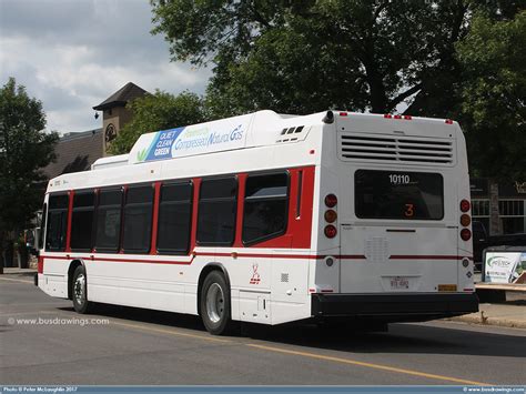 Busdrawings Red Deer Transit 2016 Nova Bus LFS CNG S 10021 10025