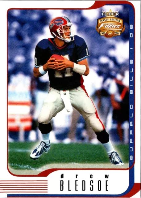 Carte De Football Fleer Focus Dition Drew Bledsoe Buffalo