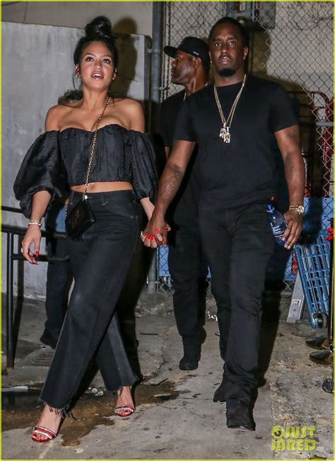 Photo Sean Diddy Combs Cassie Hold Hands At A Party In Miami