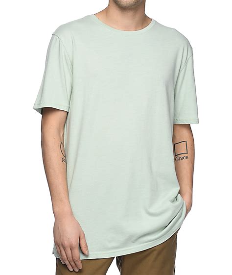 Zine Split Sage Green T Shirt Zumiez