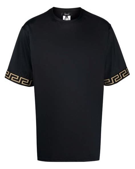 Versace Greca Gym T Shirt In Black For Men Save Lyst Canada