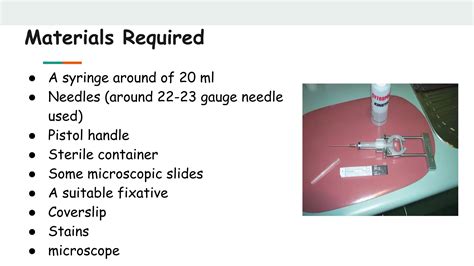 Fnac Fine Needle Aspiration Cytology Ppt