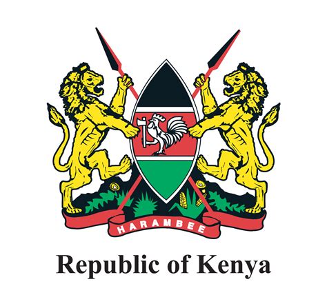 Coat Of Arms Kenya Png Government Of Kenya Emblem Gok Logo Png