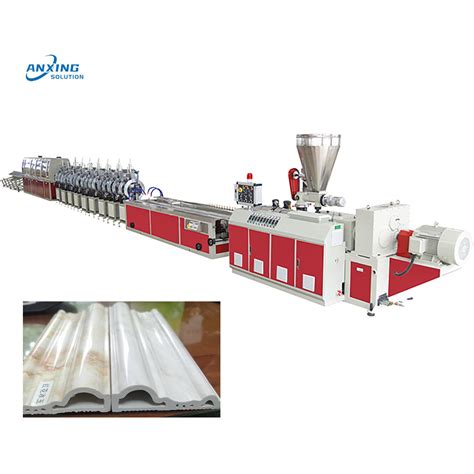 Wpc Pvc Ps Marble Profile Extrusion Machine Ps Charcoal Marble Profile