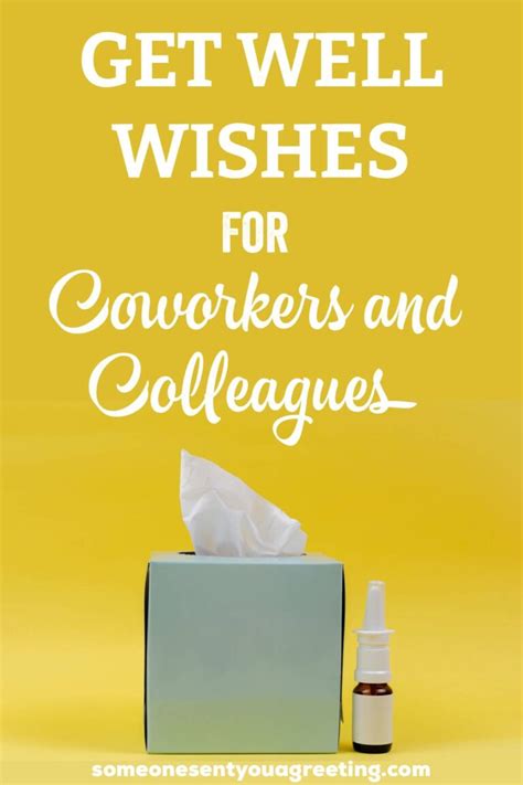 Get Well Wishes For Coworkers And Colleagues Someone Sent You A Greeting