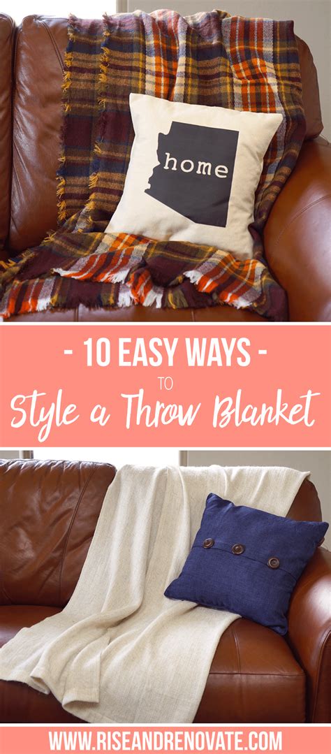 How To Style A Throw Blanket 10 Easy Ways Rise And Renovate