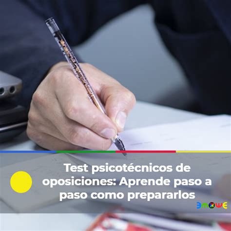 Test psicotécnicos de oposiciones Aprende paso a paso como prepararlos