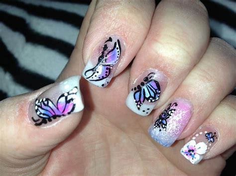 Butterfly Nail Art Design 45 Blurmark