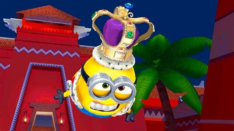 King Bob Minion Runs In Top Bananas Secret Room Despicable Me Minion