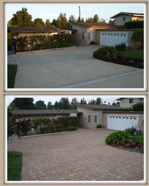 #Pavers for #Driveways before n after. #ModernPaving.com | Diy driveway ...