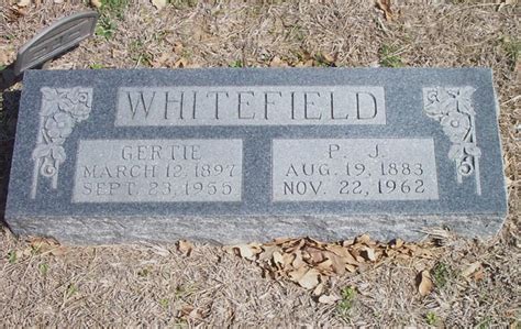 Phylander J P J Whitefield Memorial Find A Grave