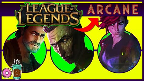 Every League Of Legends Champion In ARCANE YouTube