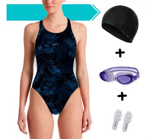 Comprar Combo Natacion Malla Gorro Antiparra Cloro Resist Pagos