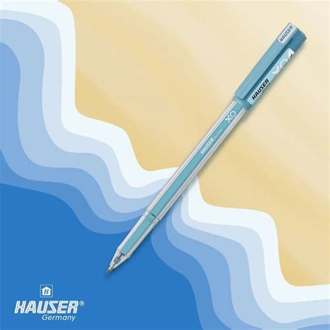 Plastic Blue Hauser Germany XO Jumbo Gel Pen For Writing Packaging